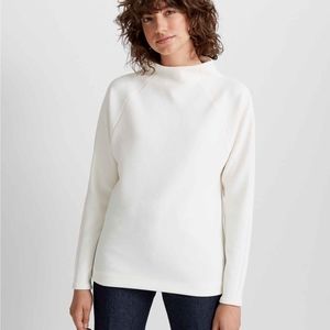 Club Monaco Mockneck Top Sweater Sweatshirt White